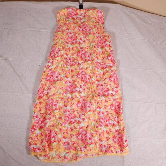 J JILL Love Linen Collection Linen Floral Sleeveless Dress FOR SIZE SEE PHOTOS - Picture 2 of 16